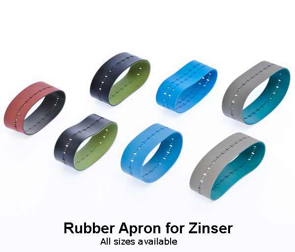 Rubber Apron for Zinser